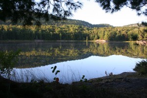 Sunrise on Muriel Lake