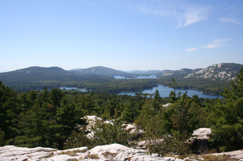 View of OSA Lake from the top of the Crack