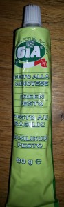Pesto in a tube.