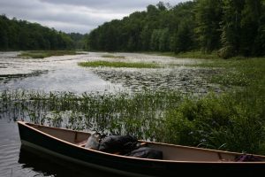 Arriving at Poison Ivy Portage