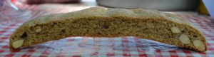 biscotti on a picnic table