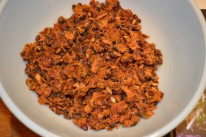 Dehydrated chili in a bowl.