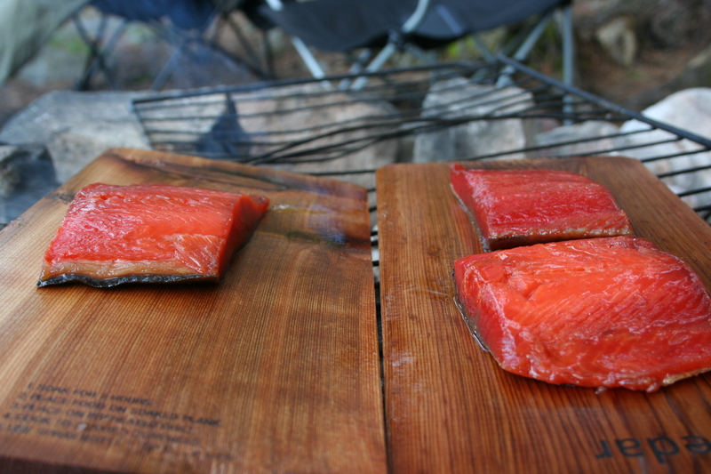 Salmon on a Cedar Plank