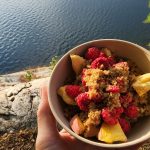 Fruit in hot cereal